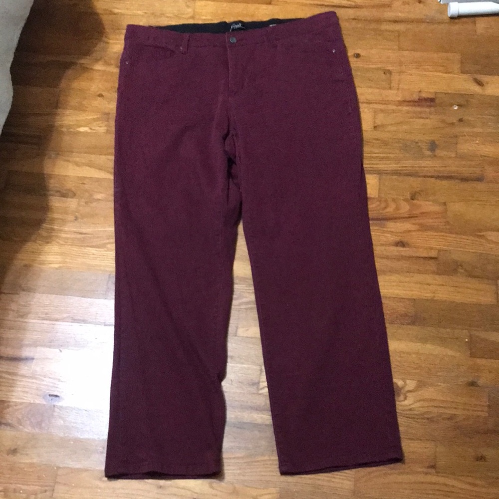 24w Earl Maroon Skinny Sexy Shaper Jeans NWOT